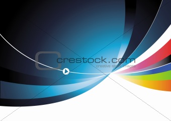 Flowing Abstract Background
