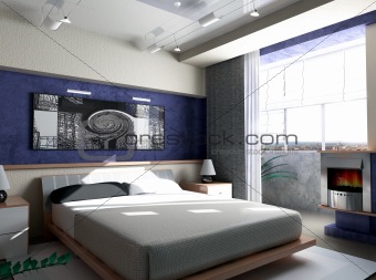 Bedroom in the morning