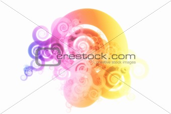 Rainbow Abstract Design Background