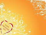 friendship day series with heart and floral, banner 15