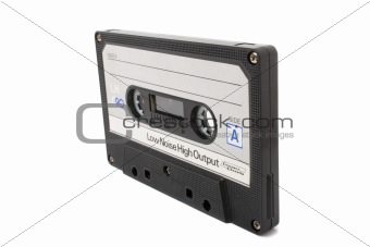 Audio cassette (tape) isolated