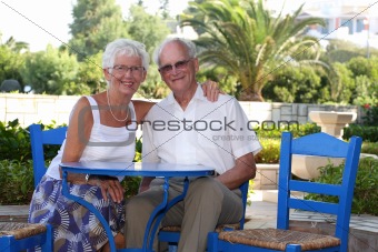 beautiful senior couple