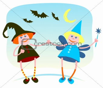witch and fairy