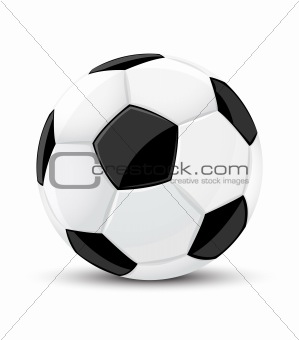 vector soccer game ball isolated