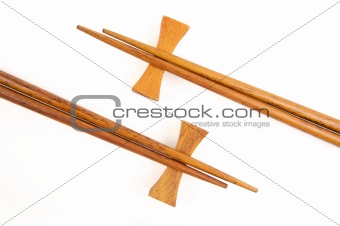 Chopsticks on White