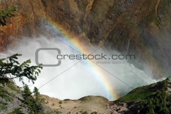 Rainbow in Yellowstone