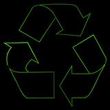 neon green recycling