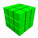 3d metal cubes