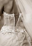 Dress of a bride