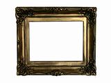 ancient golden frame, ready to fill in