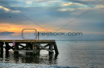 evening pier