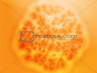 Bacterial cell growth illustration
