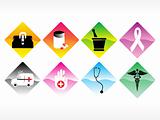 vector medical icon series web 2.0 style set_10