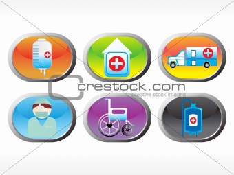 vector medical icon series web 2.0 style set_7