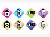 vector medical icon series web 2.0 style set_8