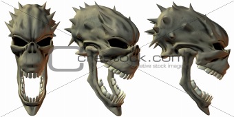 3D Fantasy Skulls