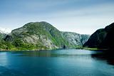 Mountain fjord