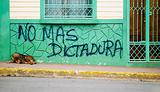 Anti government graffiti in Nicaragua