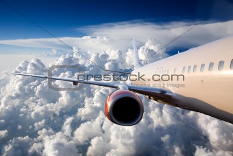 Airplane in Sky
