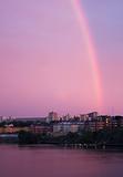 Rainbow over Stockholm