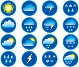 Symbols for the indication of weather.