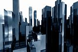 abstract skyscrapers 3d