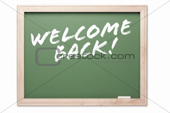 Welcome Back Chalkboard