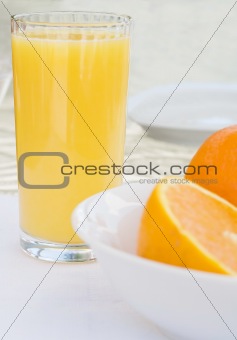 Refreshing Oranges and Juice
