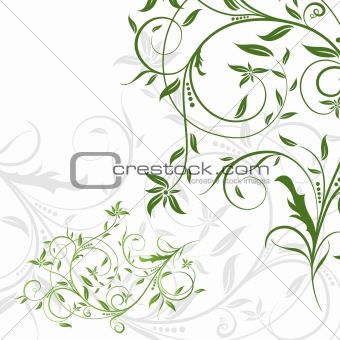 Floral backgrounds, vector