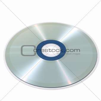 Compact disc - blend and gradient on white background
