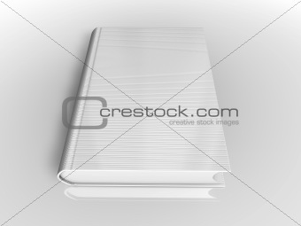 Books on isolated white background