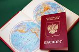 The Foreign passport and card of the world.