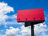 Red billboard