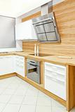 Wooden kitchen vertical