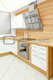 Wooden kitchen vertical