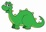 Cute dinosaur vector illustration