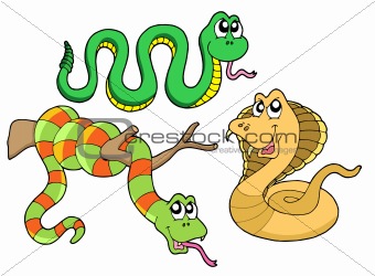 Cute snakes collection