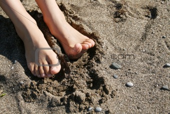 Foots On Sand