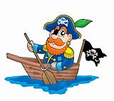 Pirate in the boat