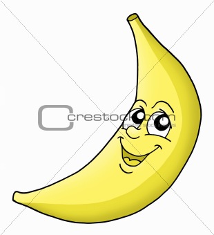 Smiling banana