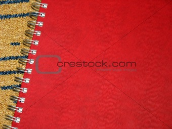 Spiral-bound notebook cover 