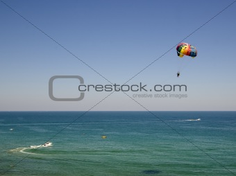 Parasailing on the Black Sea
