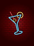 Neon cocktail sign