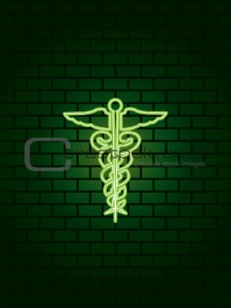 Neon medical sign