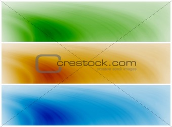 Abstract background banners