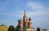 symbol of moscow - saint basil cathedral