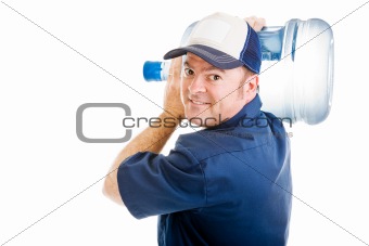 Cheerful Water Delivery Guy