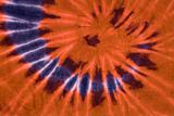 Orange Tie Dye Swirl background