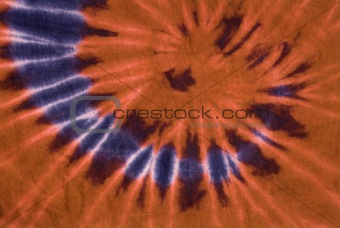 Orange Tie Dye Swirl background