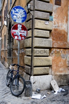 ghetto neighbourhood in Roma